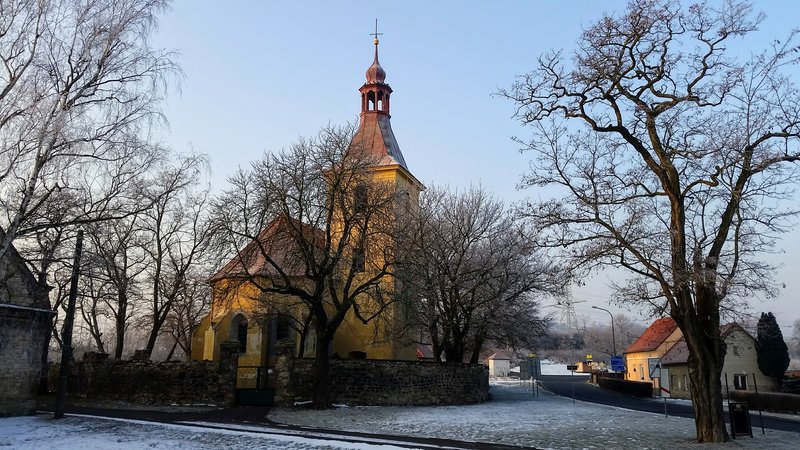 Kostel svatého Martina, Břvany