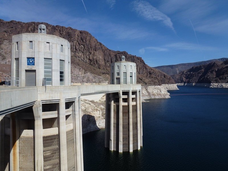 Hoover Dam, Nevada a Arizona