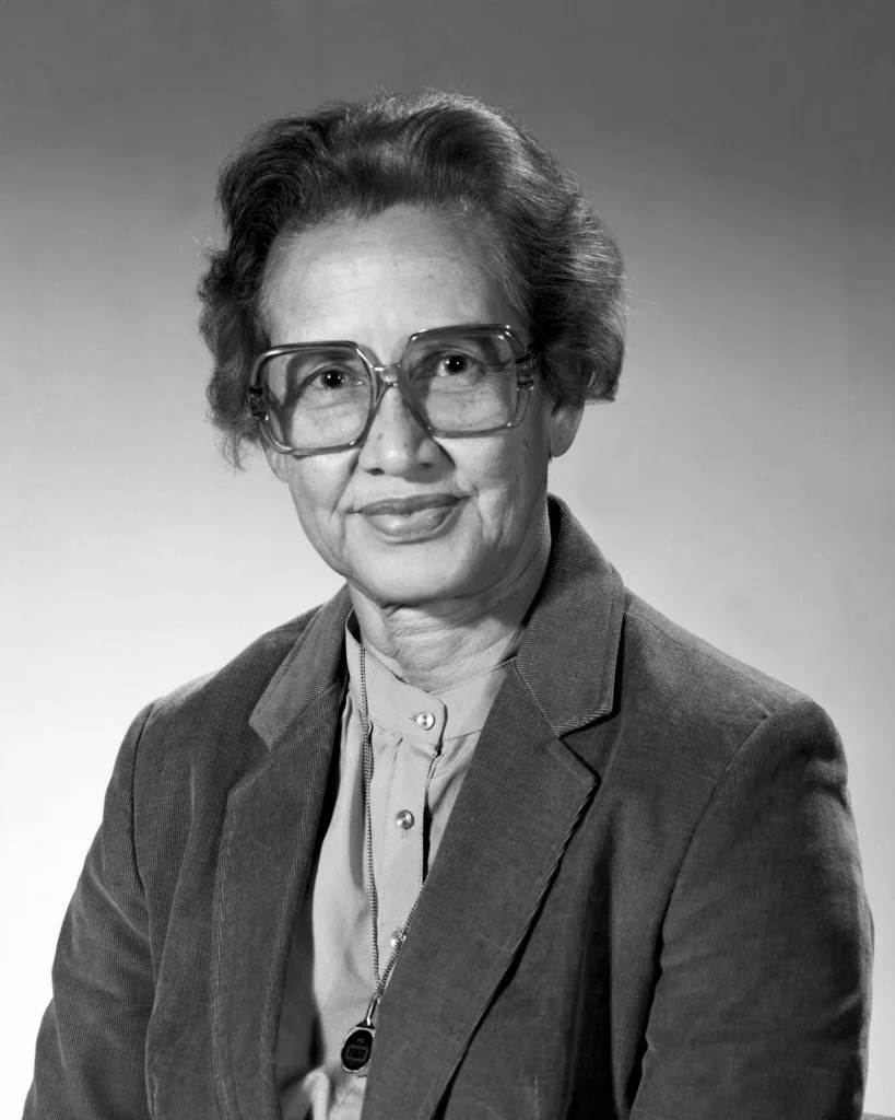 Portrét Katherine Johnson z roku 1983